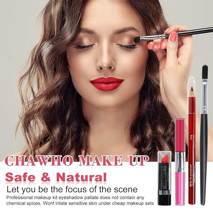 102 Colors Professional make up set, All in one makeup kit for women full kit, Cosmetics teenagers, Makeup palette-VeraVaultWomen