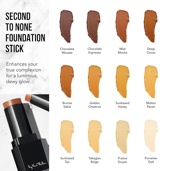 Glamazon Second to None Foundation Stick, Sunkissed Tan, Light-to-Full Coverage, Weightless Makeup With a Glowy Natural Finish-VeraVaultWomen