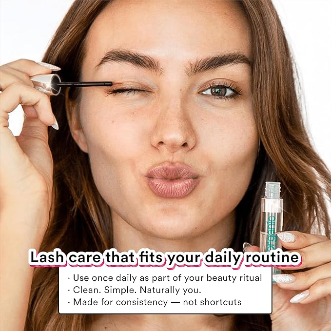 'Cosmic Lash' Eyelash Serum | Lash Growth Serum Without Prostaglandins | Thicker, Longer, More Defined Lashes Naturally | 4 Months Supply XL Size | Made in USA, cGMPA Certified Lab