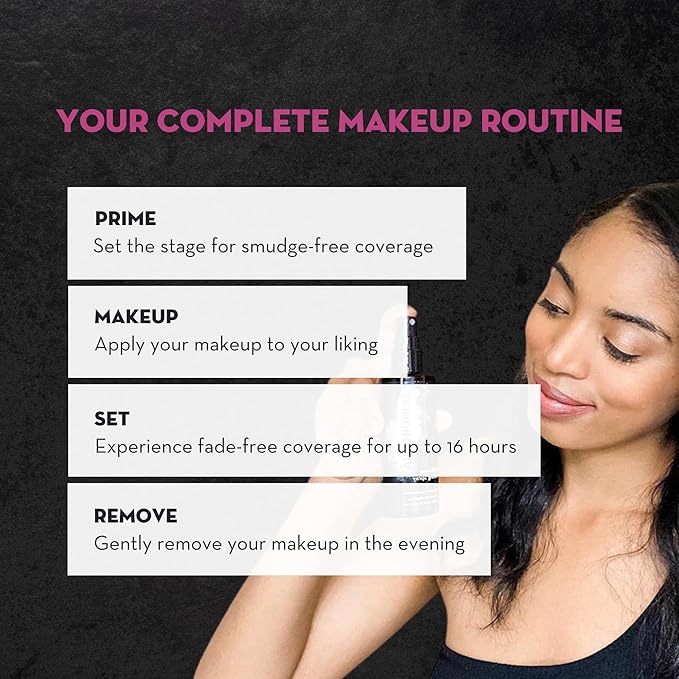 Skindinavia The Makeup Finishing Spray, Classic Makeup Setting Spray, All-Day Wear, Long-Lasting Up to 16+ Hours, Heat-Resistant & Waterproof, Cooling Fine Mist, 8.0 Oz