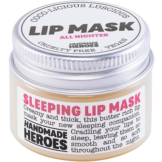 100% Natural Lip Butter Sleeping Lip Mask, Overnight Lip Moisturizer and Conditioner for Dry Lips. Intensive Lip Balm and Lip Therapy Skin Care with Mango butter (Original All Nighter)-VeraVaultWomen