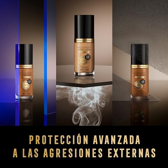 Max Factor Facefinity 3-in-1 All Day Flawless Foundation, SPF 20, Ganache, 30ml-VeraVaultWomen