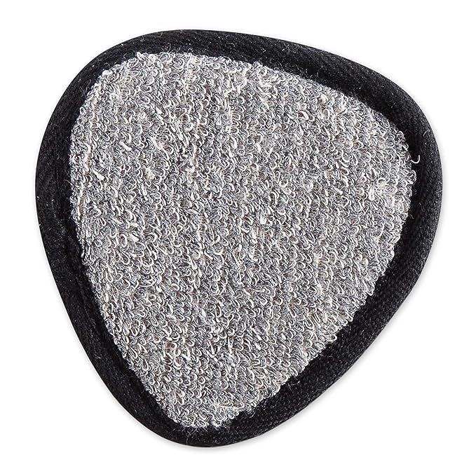 Urbana Spa Prive Men's Bamboo Charcoal Collection, Face Pad,Grey,6338-VeraVaultWomen