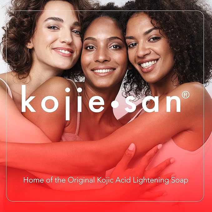 Kojie San Face & Body Shower Set - The Original Kojic Acid Soap that Reduces Visibility of Dark Spots, Hyperpigmentation, and Other types of Skin Damage – 135g x 2 Bars with Lotion, Cream and Toner-VeraVaultWomen