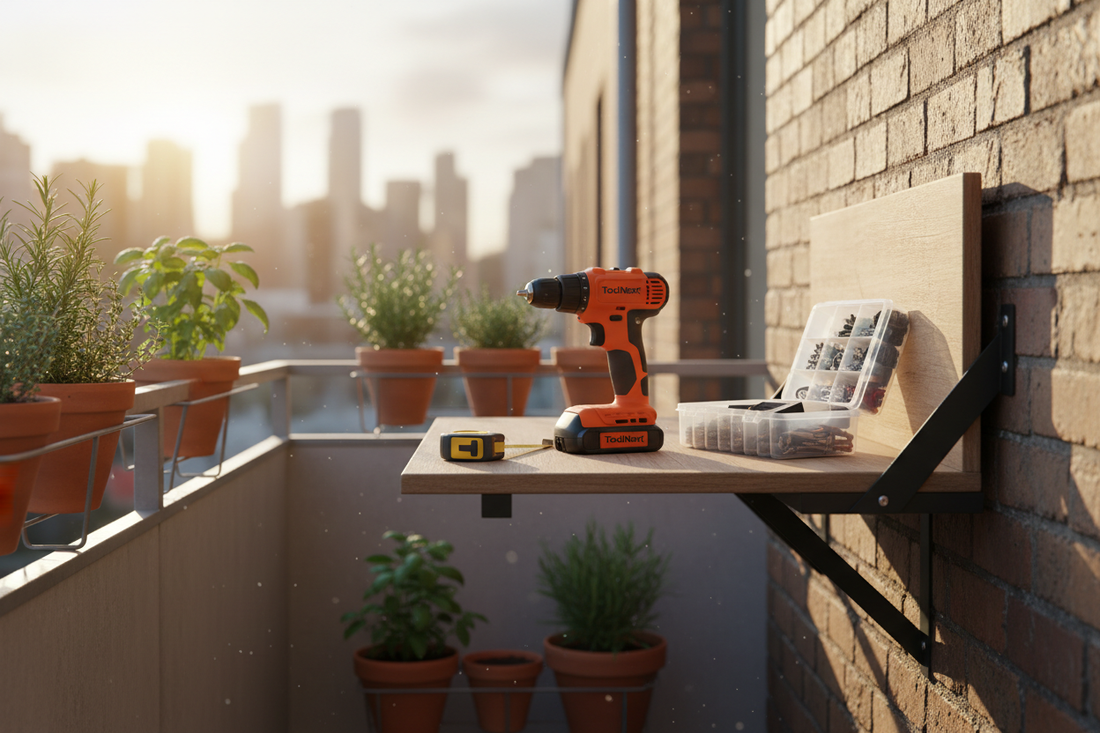 The Apartment Balcony Build: How to Create a Mini Workshop in 4 Square Feet