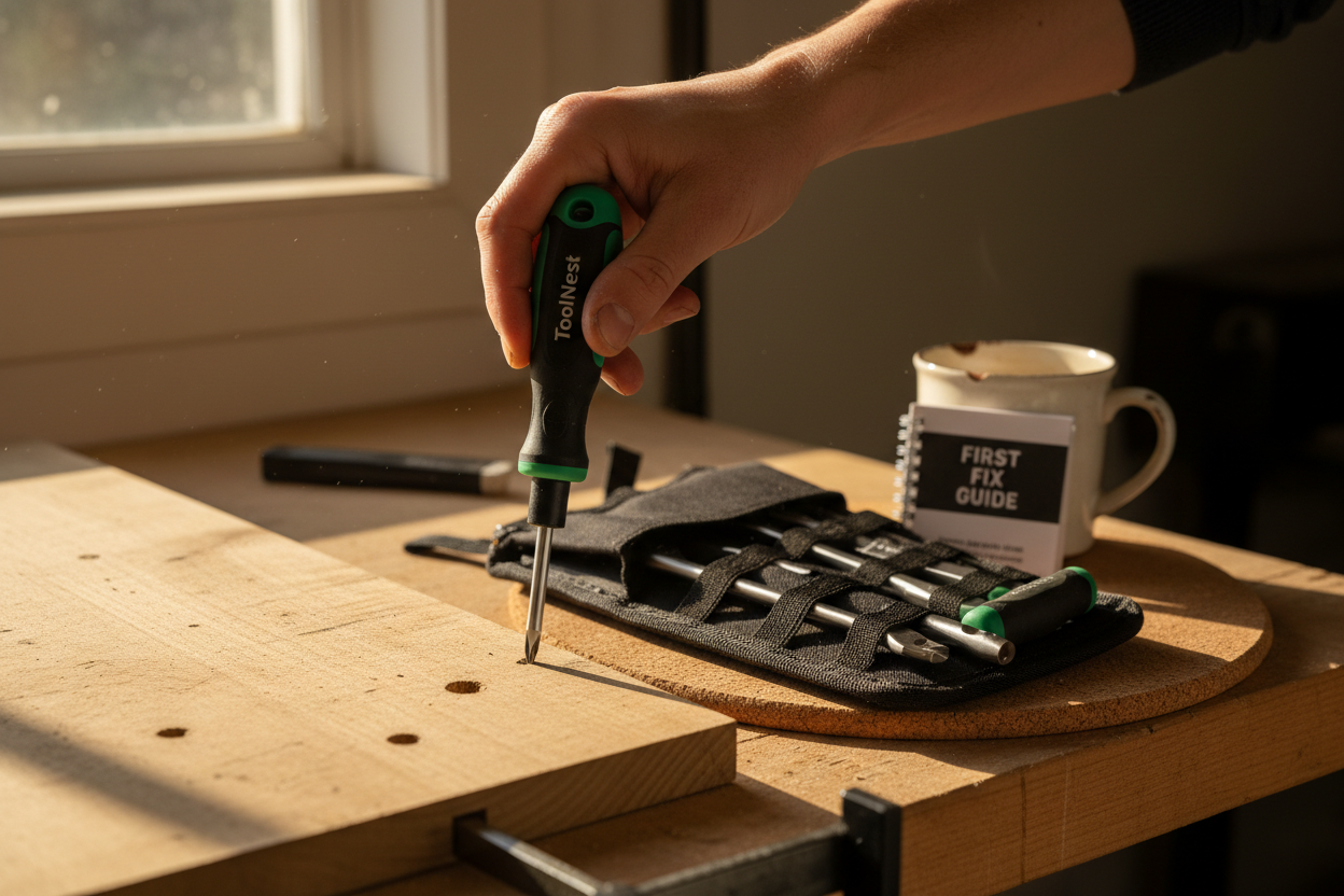 The First Fix: A Beginner’s Toolkit for Homeowners Who’ve Never Held a Wrench