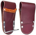 FUERI Leather Tool Belt Suspenders for Carpenters Construction Electricians Framers Bags Pouches Holder Organizer Set (16 Pocket Maroon Set, Adjustable)