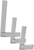 A.D. International Steel Machinist Try Square DIY General Woodworking clamp Workshop Machine Tools (Set of 3 Sizes)
