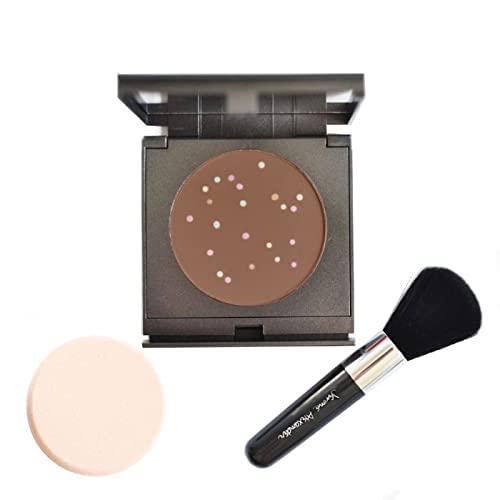 Magic Minerals by Jerome Alexander Mineral Powder Foundation with Color Correctors, Antioxidant Skincare Formula (Dark)-VeraVaultWomen