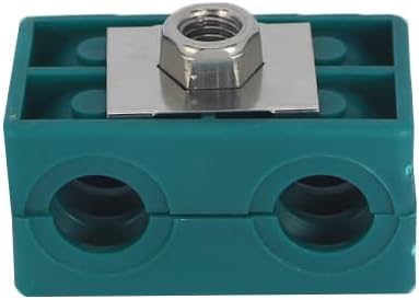 1 1/4" Tubeclo Twin Series Pipe Clamp, Polypropylene with Galv Plated Steel Hardware, Weld Mounting