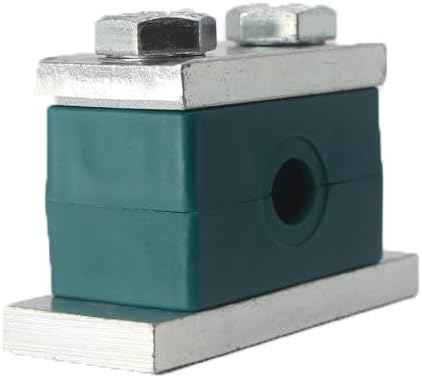 1 1/2" Tubeclo Heavy Series Pipe Clamp, Polypropylene with Galv Plated Steel Hardware, Weld Mounting