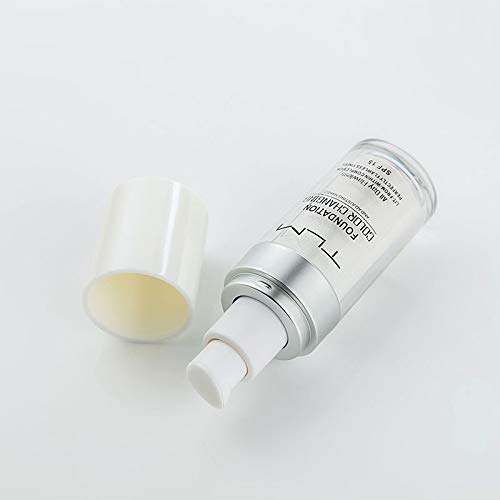 TLM Foundation Color Changing,TLM Colour Changing Liquid Foundation Hides Wrinkles & Lines,BB Cream Makeup Base Concealer Cover Moisturizing Fluid for all Skin Tone SPF15(30ML)-VeraVaultWomen