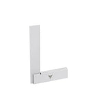 PEC Tools Machinist Square Precision Engineer Wide Seat Square 90 Right Angle Ground Hardened Steel Angle Ruler 4 x 3 Inch, Suitable for Woodworking and Precision Layout Work