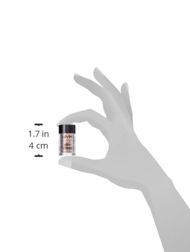 NYX PROFESSIONAL MAKEUP Face & Body Glitter, Bronze (Pack of 2)