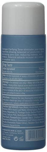 Clarifying Toner for Acne and Blemishes, Face Toner, Facial Toner, Skin Toner, Acne Toner, Toner Oily Skin, Salicylic Acid Toner, Astringent for Face, Toners, 4 Fl Oz-VeraVaultWomen