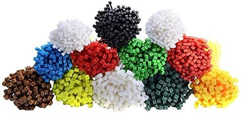 SYD 4 Inch length, 18lb Small size Self Locking Nylon Cable Zip Ties -1000 Piece (Blue)