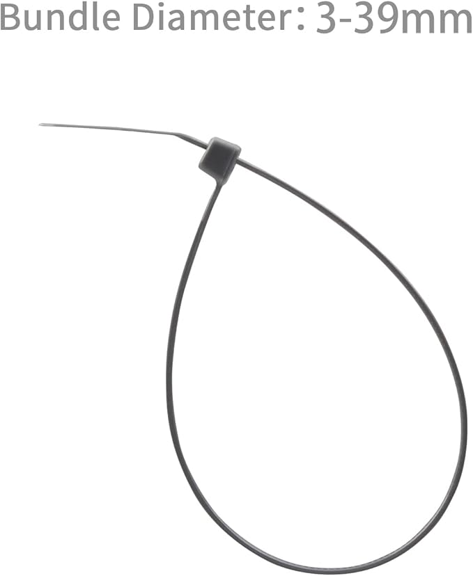 XINGO 100PCS Heavy Duty Cable Zip Ties, 6 inch, Silver, Nylon, 50 Pound Tensile Strength, Self-Locking, Indoor/Outdoor