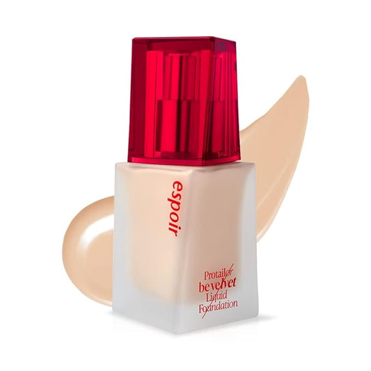 Espoir Pro Tailor Foundation Be Velvet SPF22 PA++ #5 Beige 1.01 fl oz | Powerful Lastingness Cover | Thin Coverage Improving Skin Texture | Velvety Formula without any Dry Feeling | Korean Makeup-VeraVaultWomen