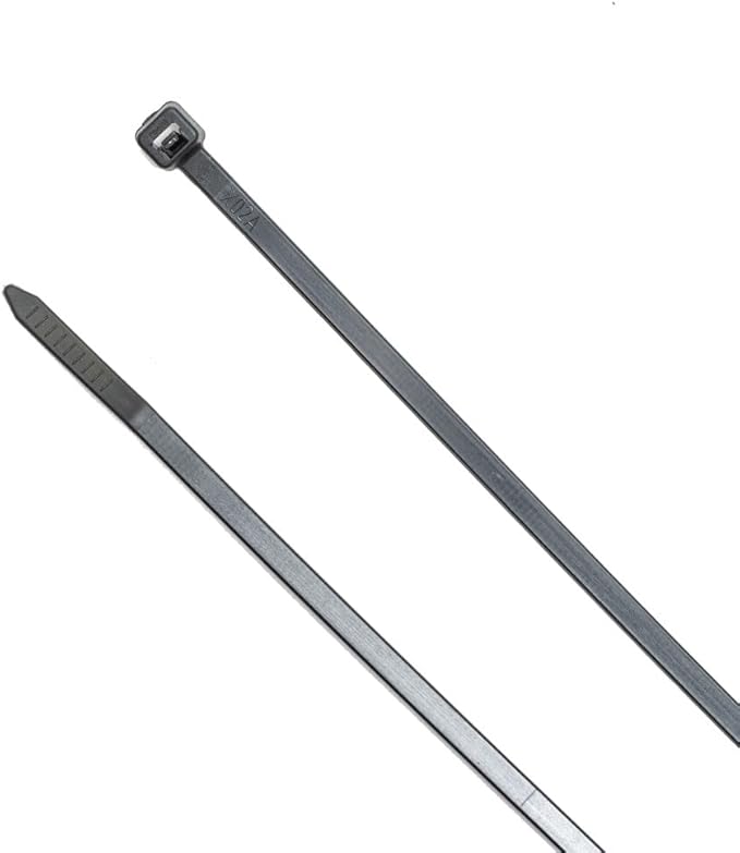 ZipTie.com 15-Inch Black Releasable Pawl Zip Ties - 50-lb Tensile Strength Cord Management - UL Listed Reusable Cable Ties - UL 21 Listed, UV Resistant, Indoor & Outdoor Multi-Purpose (100-Pack)