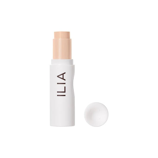 ILIA - Skin Rewind Complexion Stick - Foundation + Concealer + Skincare | Non-Toxic, Vegan, Cruelty-Free, Clean Makeup (4N - Holly, 0.35 oz | 10 g)-VeraVaultWomen
