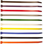 SYD 4 Inch length, 18lb Small size Self Locking Nylon Cable Zip Ties -1000 Piece (Brown)