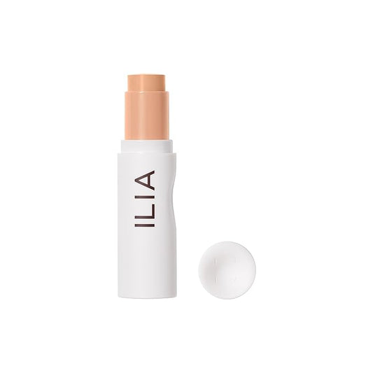 ILIA - Skin Rewind Complexion Stick - Foundation + Concealer + Skincare | Non-Toxic, Vegan, Cruelty-Free, Clean Makeup (15C - Larch, 0.35 oz | 10 g)-VeraVaultWomen