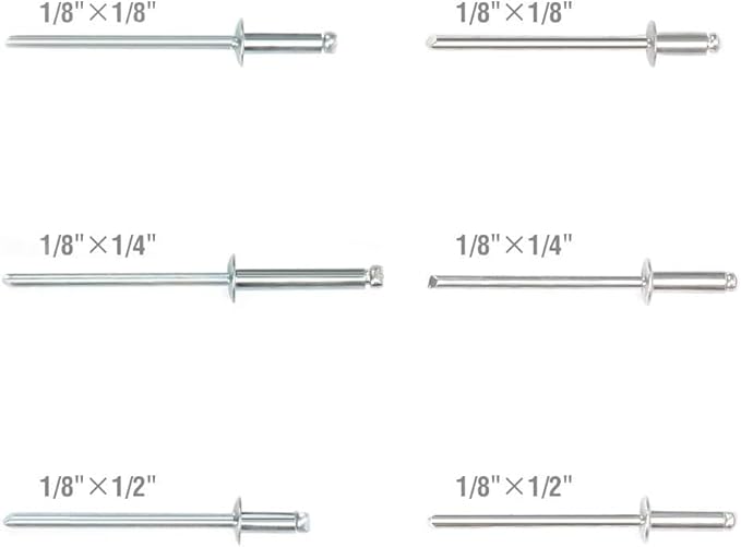 Arrow Heavy Duty Riveter Kit, Professional Pop Rivet Gun with Assorted 120 Rivets