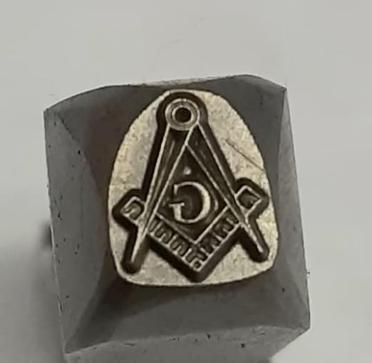 Masonic Master Mason Penny Punch Stamping Tool Fraternal Order Logo Punch Tool
