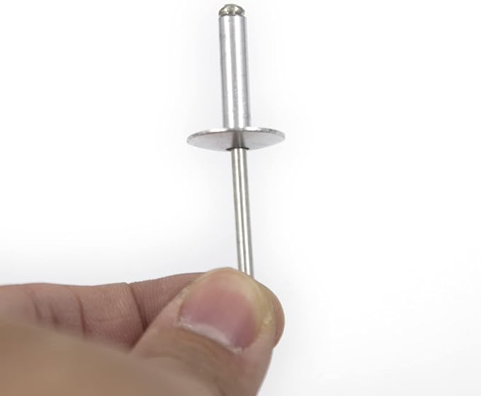 60pcs Large Flange Blind Rivets, Aluminum,Flange Diameter 5/8" (16 mm),Pop Rivets Assortment Kit Blind Rivet,3/16" x 3/4" Inch,Grip Range(13-16mm)
