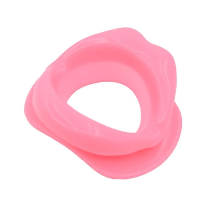 (2 Pack) Face Slimmer,Icanwin Silicone Rubber Face CareFace-Lift Slimmer Exercise Mouth Piece Muscle Anti Wrinkle Lip Trainer Mouth Massager Exerciser Mouthpiece