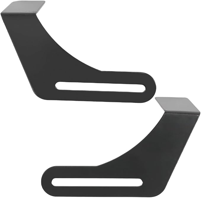 2 Pcs Bench Grinder Protective Tool Rest 9.84 Inches Steel Bracket Tool Part Set for Bench Grinder Polisher, Black