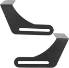 2 Pcs Bench Grinder Protective Tool Rest 9.84 Inches Steel Bracket Tool Part Set for Bench Grinder Polisher, Black