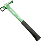 Sturnus Green 13oz Velocity Rip Claw Hammer – 13oz, Lightweight Aluminum & Ergonomic, Pro-Grade with Anti-Vibration Grip (Smooth Face, Long Handle)