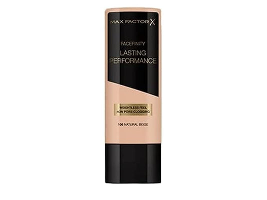 Max Factor, Long Lasting Performance No.106, Natural Beige, Foundation, 1.1 Ounce-VeraVaultWomen