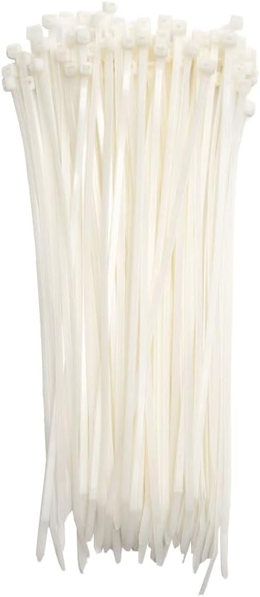 ZipTie.com 12-Inch Natural Releasable Pawl Zip Ties - 50-lb Tensile Strength Cord Management - UL Listed Reusable Cable Ties - UL 21 Listed, UV Resistant, Indoor & Outdoor Multi-Purpose (100-Pack)