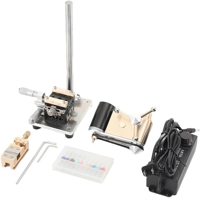 Mini Benchtop Drill Press, Precision Watch drill, Speed Adjustable, Watch Repair Equipment, Industrial Grade Bench Structure 1-3mm