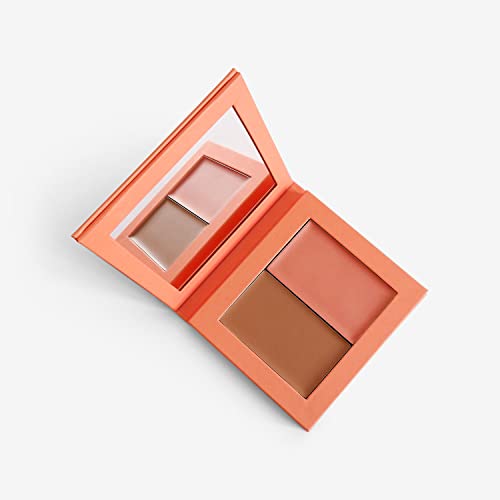 Makeup Cream Blush + Bronzer Refillable Palette - 8g - 0.282 Oz. - Long Lasting, Easy to Use, for a Radiant, Natural, Luminous Skin-VeraVaultWomen