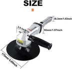 7-Inch Pneumatic Sander Heavy Duty Wet Air Sander/Polisher,Lightweight at 5.47 lbs,Adjustable Speed Up to 2500rpm Pneumatic Polisher Hand Sanding Tool