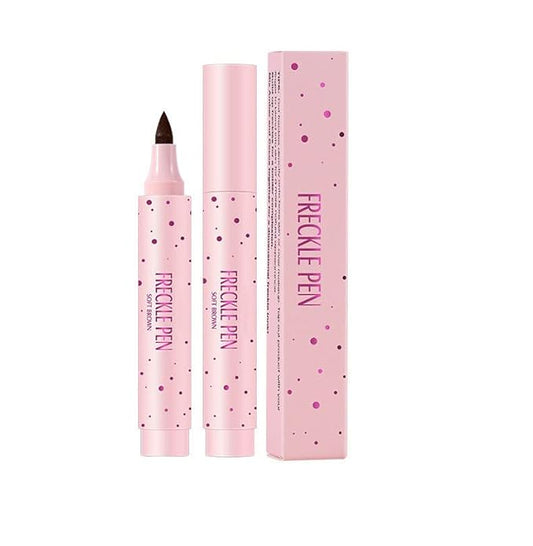 Freckle Pen Faux Freckle Pen Colour Pop Freckle Pen Supernaturally Realistic Freckles Makeup Brush Fantastic Freckles Pen Long-lasting Waterproof Soft-point Absorbent Pen For a Natural and Easy Makeup Look (Double)-VeraVaultWomen