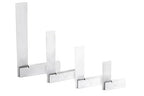 PEC Tools Machinist Square Precision Engineer Wide Seat Square 90 Right Angle Ground Hardened Steel Angle Ruler 2 x 1-1/2 Inch, Suitable for Woodworking and Precision Layout Work