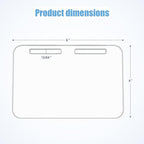 Neeki 4x6" 2pcs Bench Grinder Replacement Eye Shield, Small Grinder or Small Bench Grinder Safety Protective Cover, HD, Lightweight and Durable