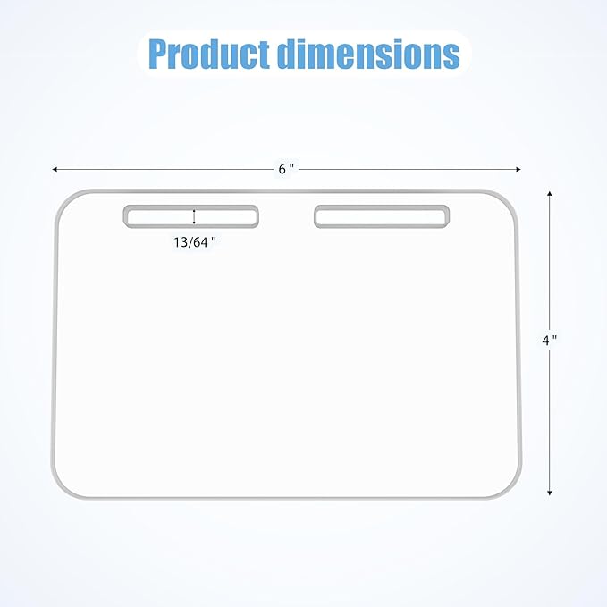 Neeki 4x6" 2pcs Bench Grinder Replacement Eye Shield, Small Grinder or Small Bench Grinder Safety Protective Cover, HD, Lightweight and Durable