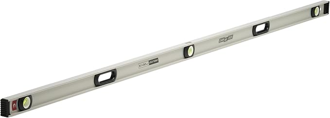 CHANNELLOCK 78-Inch Professional-Grade Magnetic Aluminum I-Beam Level with 3 Vials, 5100-0078M