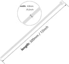 12 Inch Zip Ties Gold 1000 PCS, 50 Lbs- Heavy Duty Tensile Strength, Nylon PA66 UV Resistant Cable Ties for Indoor and Outdoor Use - Ideal for object bundling and fastening