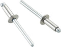 110pcs 3/16" x3/8" Stainless Blind Rivets,Pop Rivets,304 Stainless Steel Grip and Steel Mandrel, 4.8 x 10mm