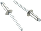 110pcs 3/16" x3/8" Stainless Blind Rivets,Pop Rivets,304 Stainless Steel Grip and Steel Mandrel, 4.8 x 10mm