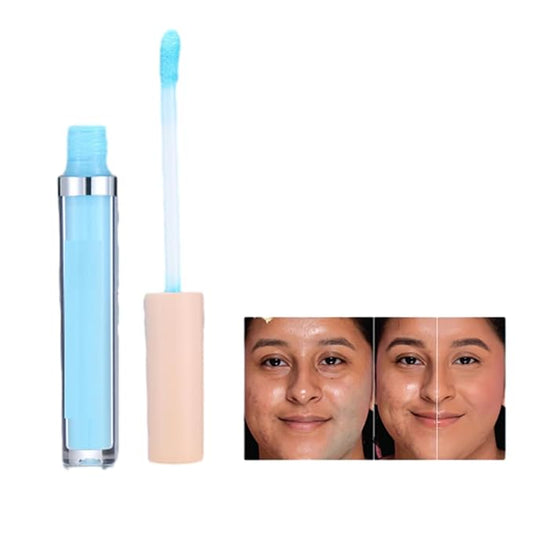 MAEPEOR Liquid Conceal Contour 7 Colors Cream Lightweight Liquid Concealer Contour Makeup for Concealing Blemishes, Brighten Dark Circles (Color 03 Blue)-VeraVaultWomen