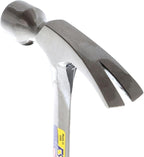 ESTWING Framing Hammer - 28 oz Long Handle Straight Rip Claw with Smooth Face & Shock Reduction Grip - E3-28S
