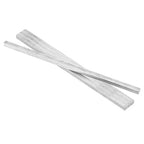 uxcell 4 Pcs Square Steel Key Stock, 3/8" x 3/8" x 12" Cold-Drawn 45# Steel Bars Precision Key Stock for Gearbox Coupling, Silver Tone