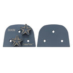 Concrete Floor Grinding Discs, Diamond Metal Grinding Tooling for Lavina Grinders, Concrete Preparation & Thin Epoxy Remove, Double Segments 30/40 Grit Medium Bond, Pack of 9